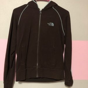 North Face zip up sweatshirt